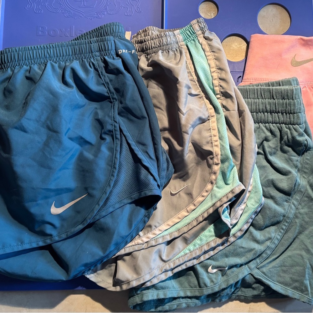 Lot of 4-pair Nike Dri-Fit Running Shorts size Small